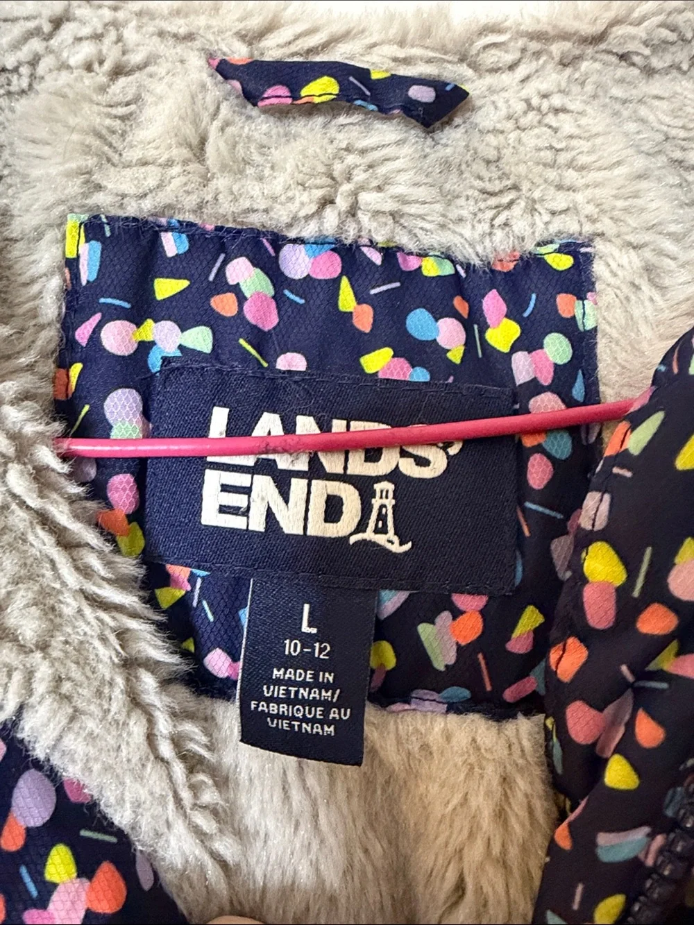 Lands End kids puffer